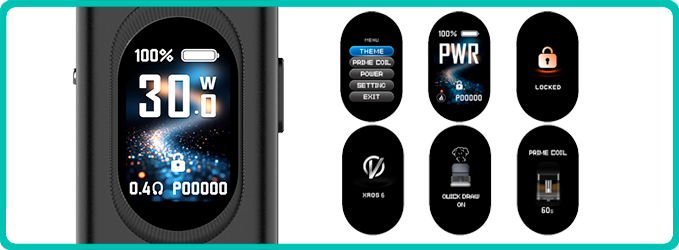 ecran Pod XROS 6 Vaporesso
